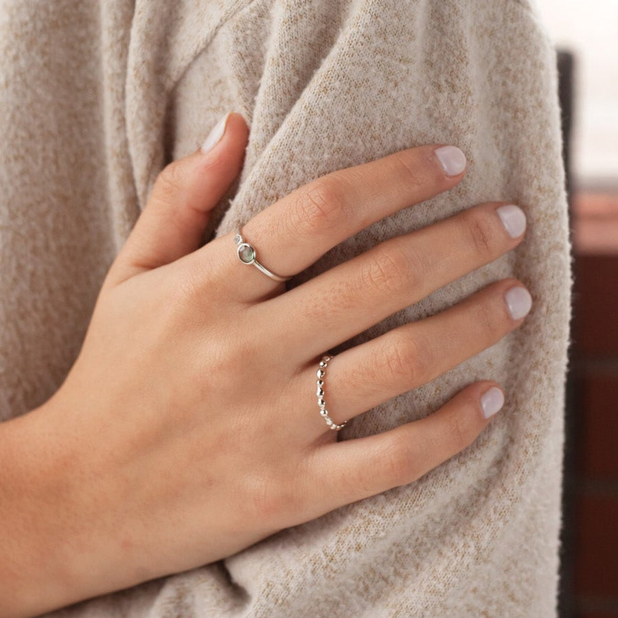 Anillo Bolitas gold