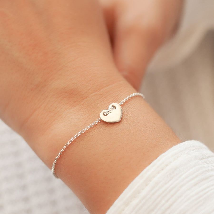 Pulsera Corazón botón