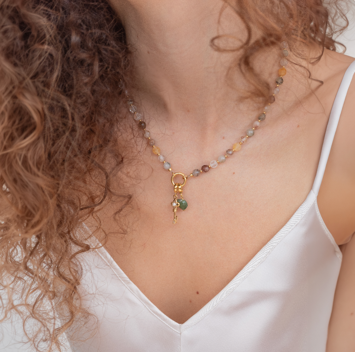 Collar Rachel Cuarzo rutilado