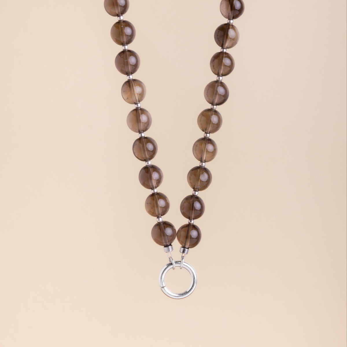 Collar Rachel cuarzo ahumado