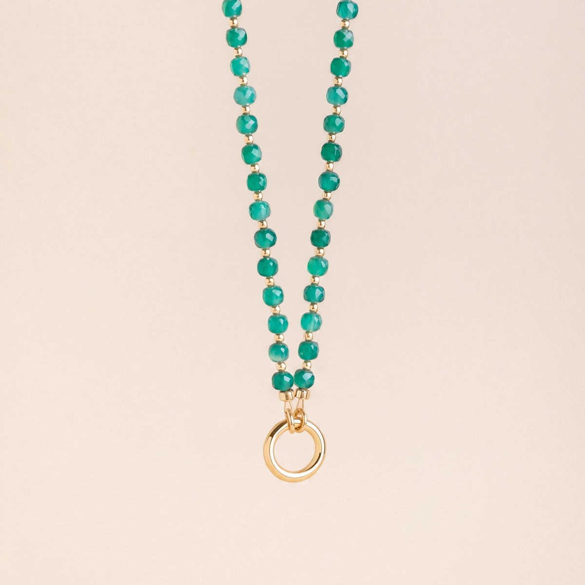 Collar Rachel ónix verde