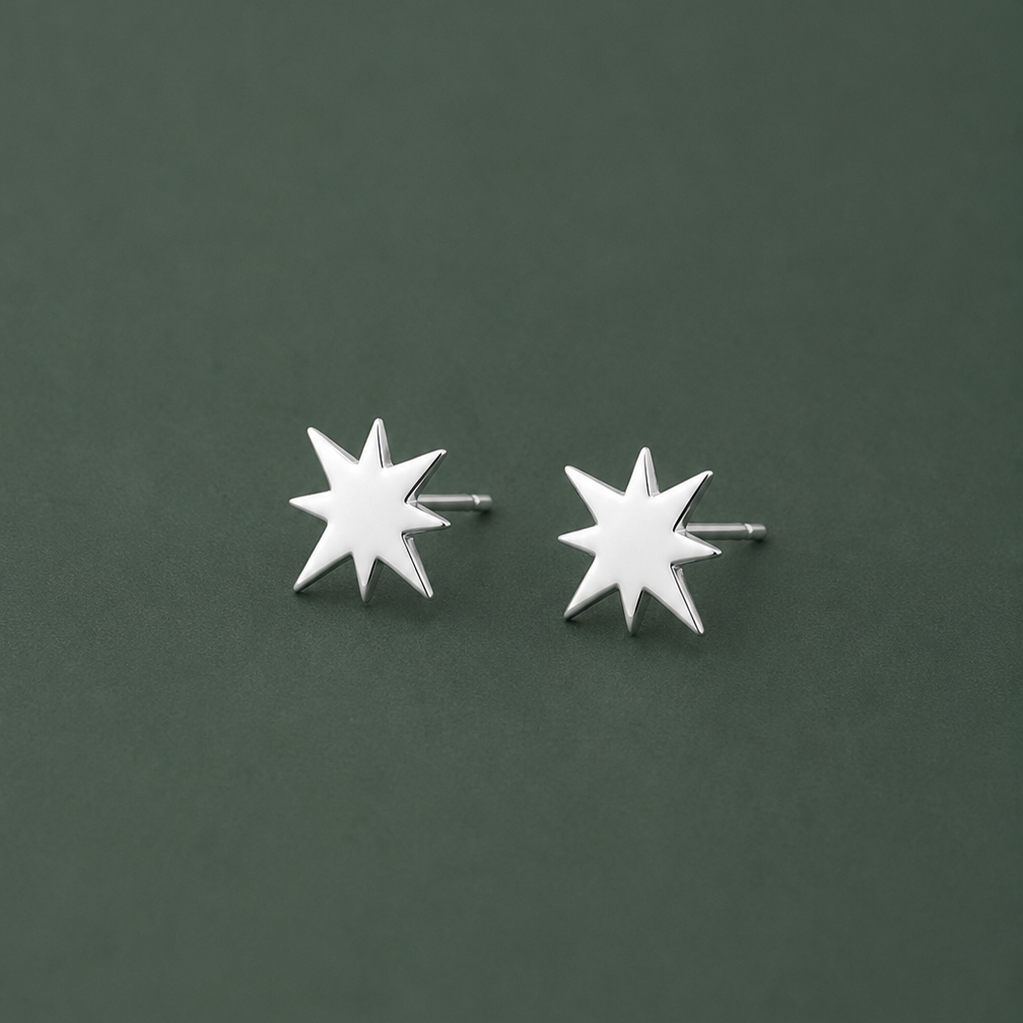 Aretes Mini Estrella Polar