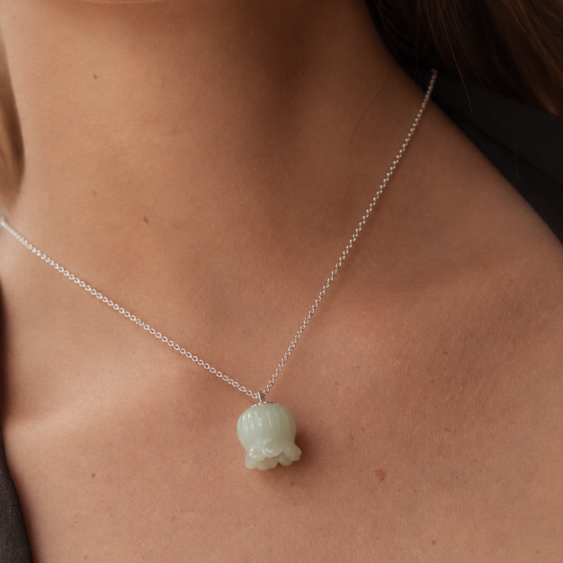 Collar Tulipán Prehnita