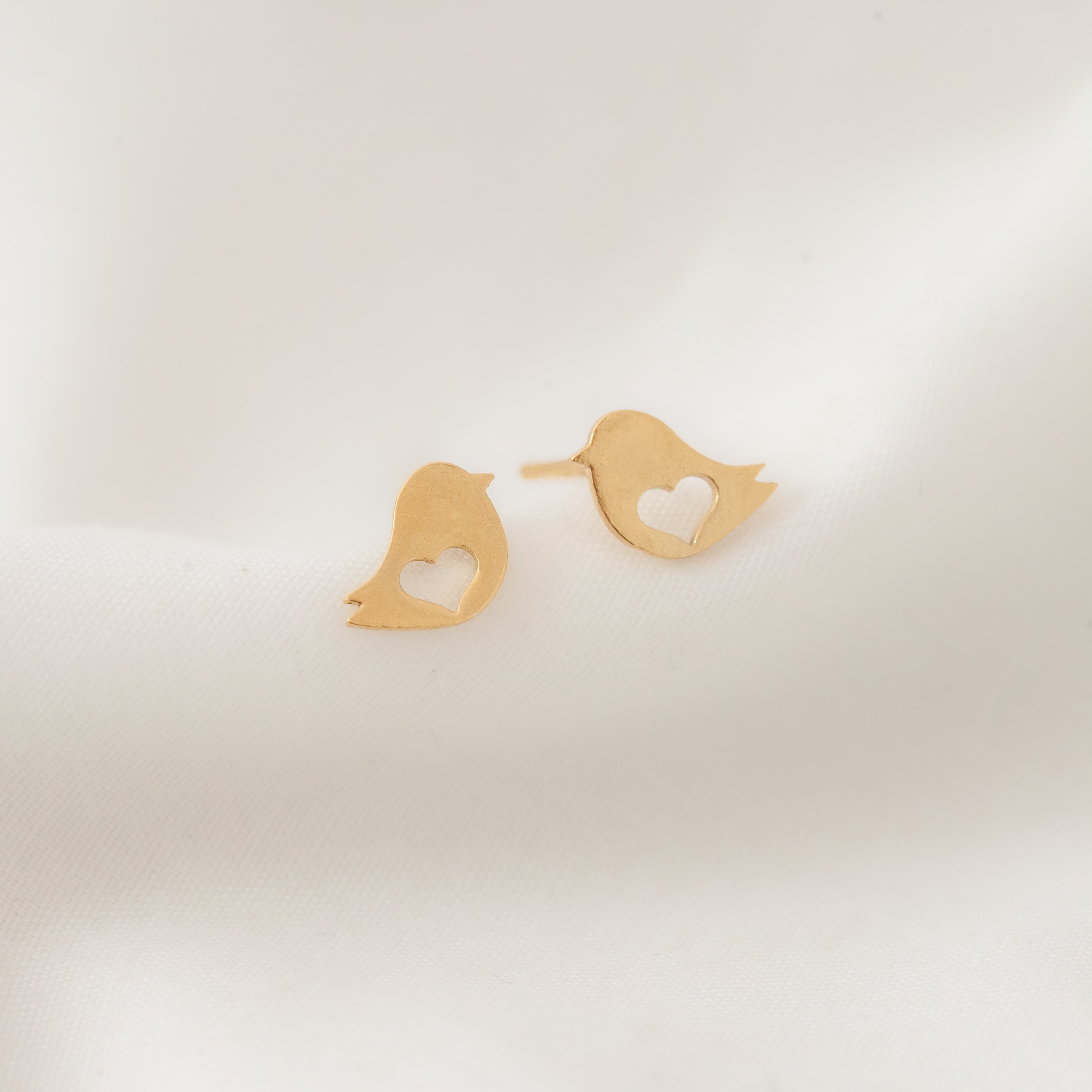 Aretes Pajaritos gold