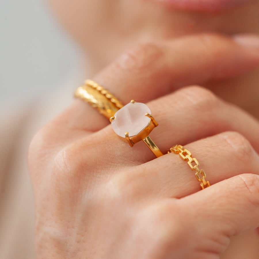 Anillo Cadena Entrelazada