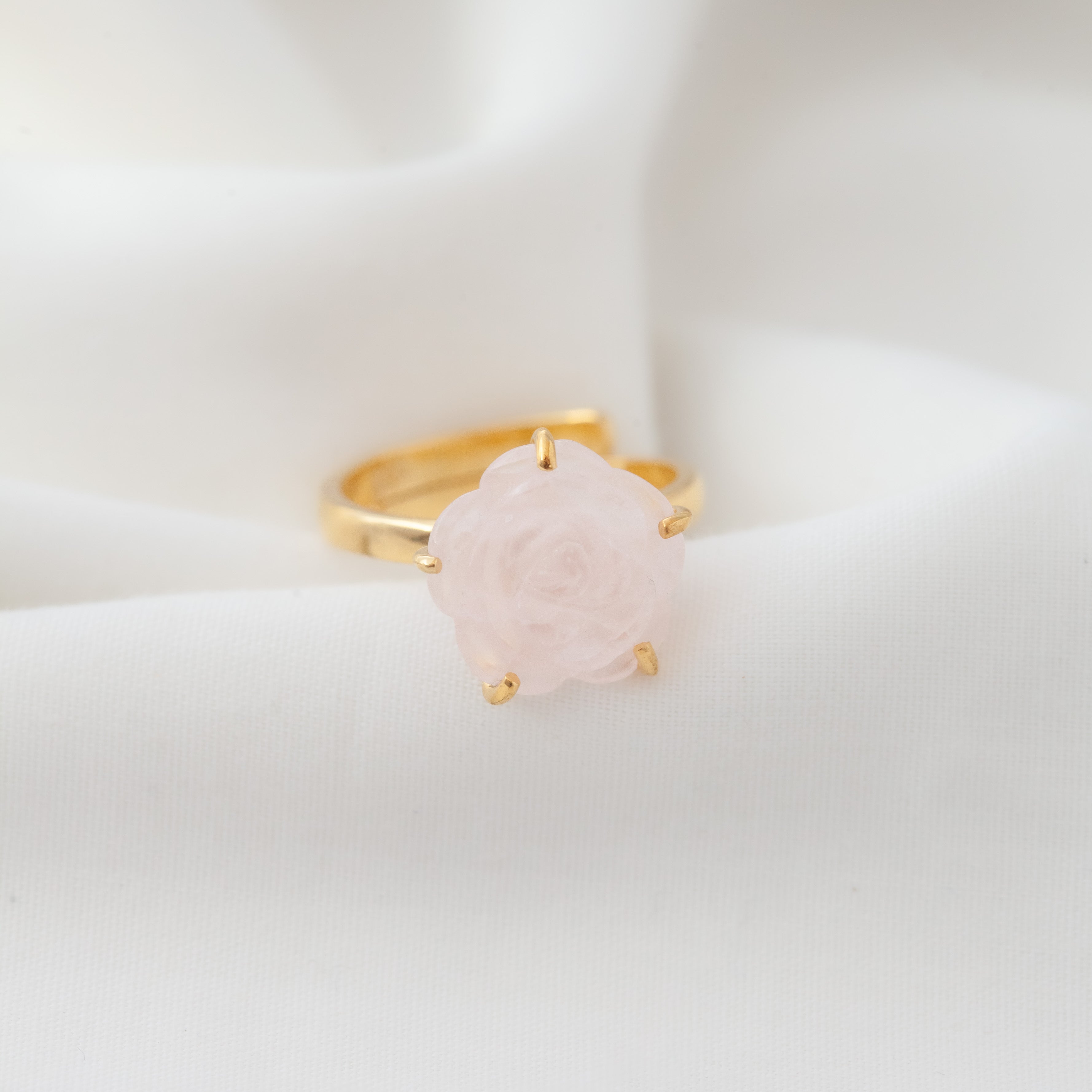 Anillo Emma Cuarzo rosa