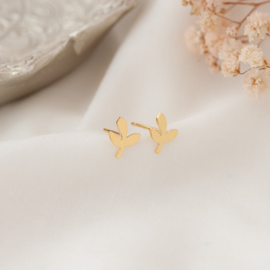 Aretes Laurel gold