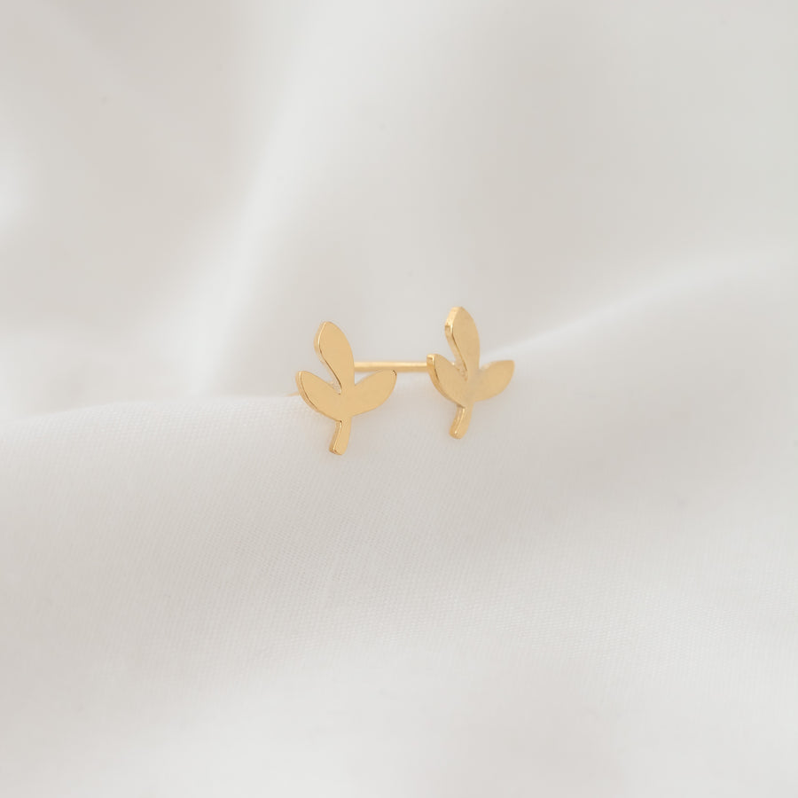 Aretes Laurel gold