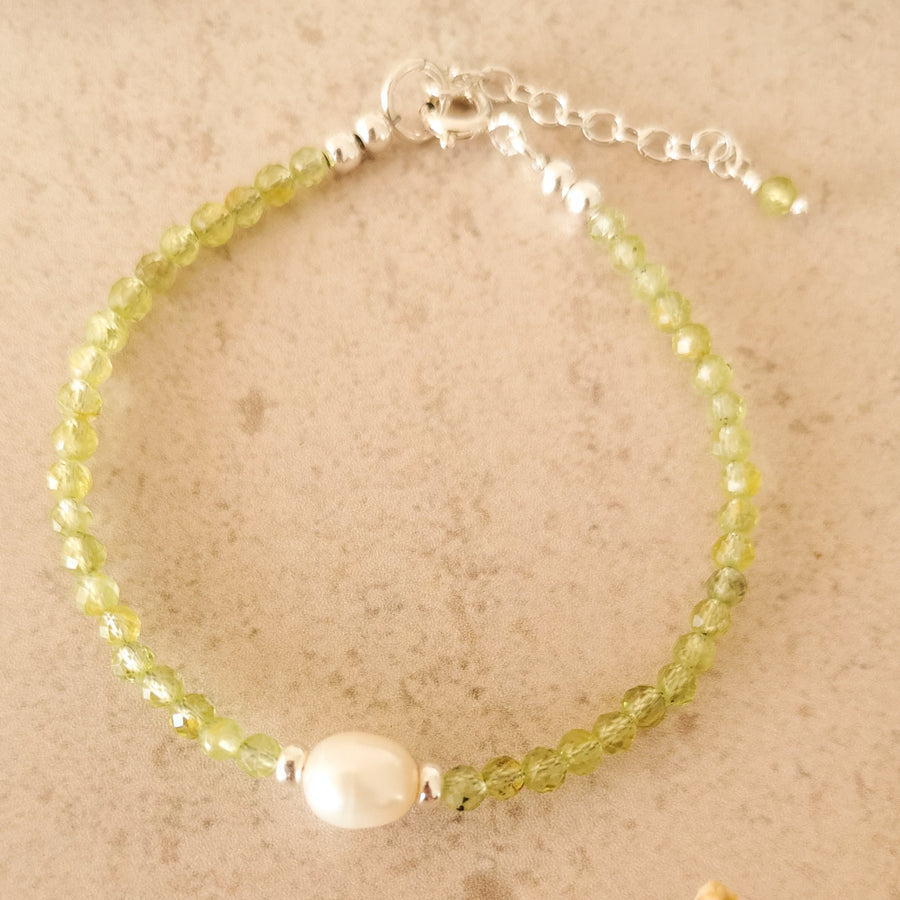 Pulsera Alessia con Peridoto