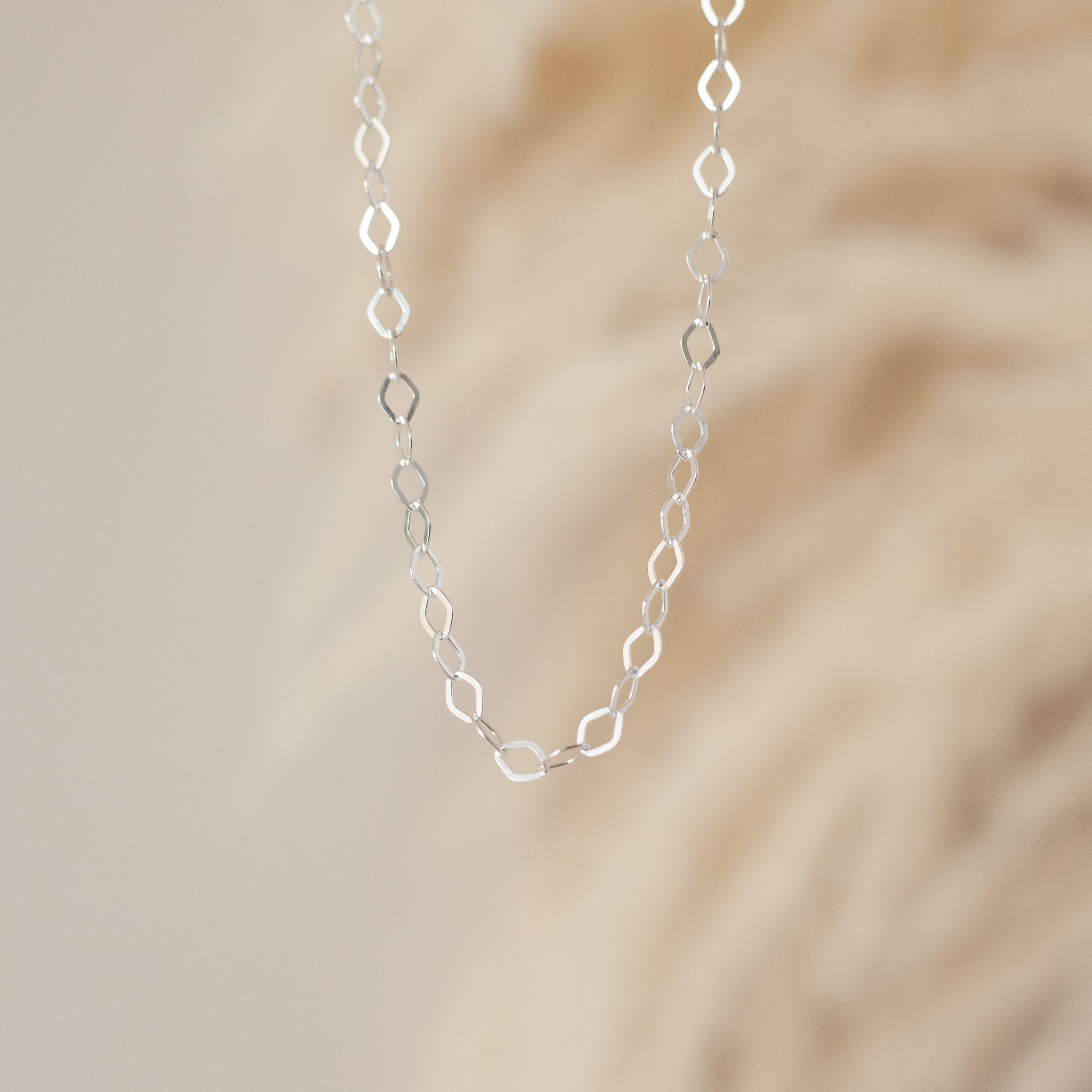 Cadena Rombo silver