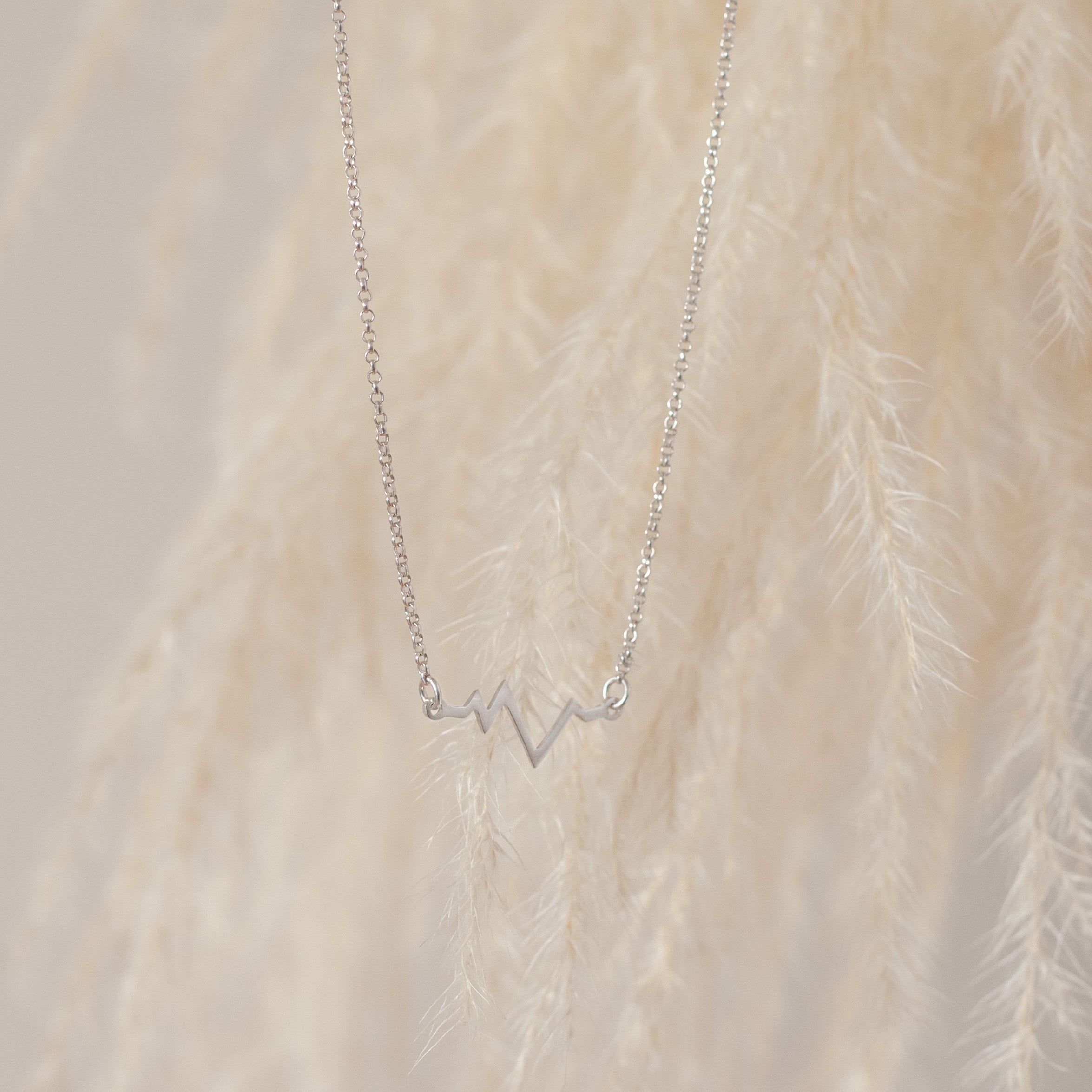 Collar Latidos silver