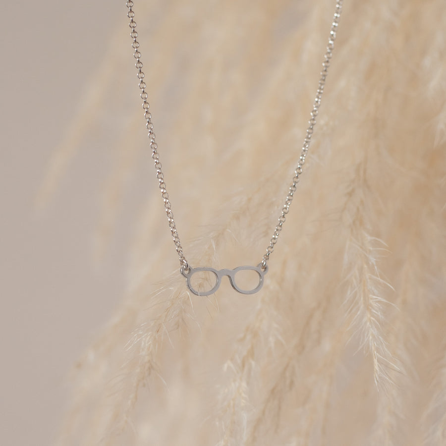 Collar Lentes silver