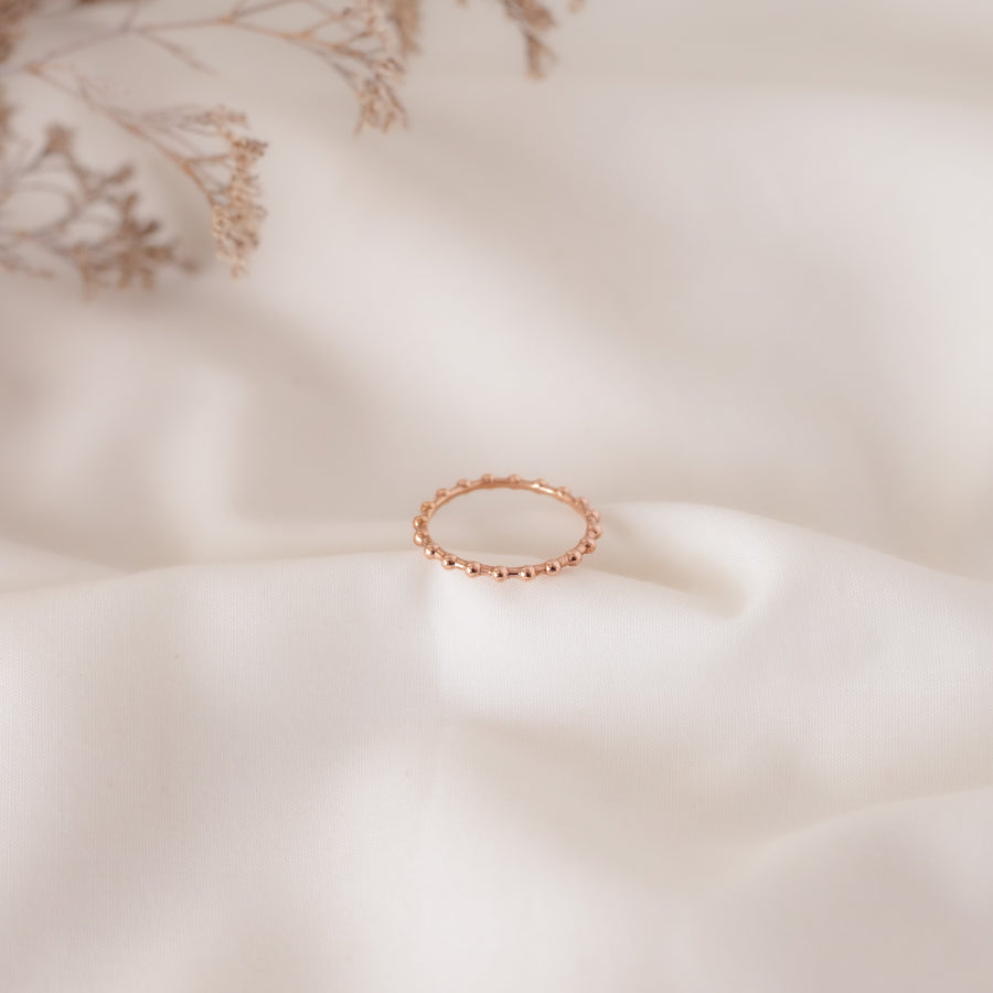 Anillo Dots rose gold
