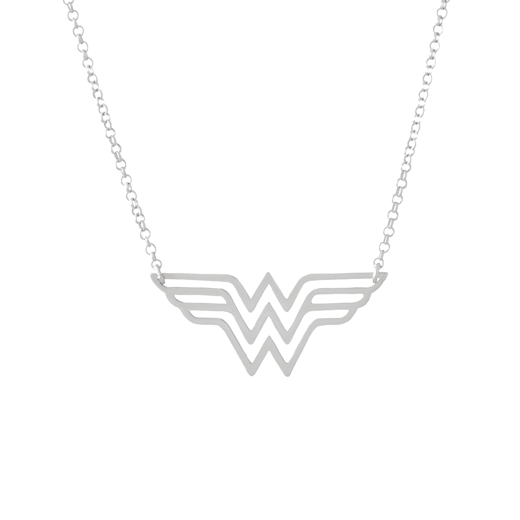 Collar Wonder Woman silver