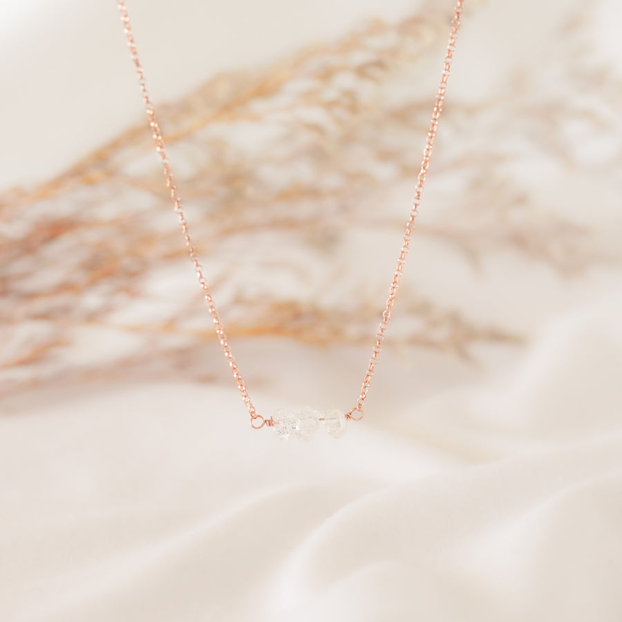Collar Tania con Cuarzo Herkimer