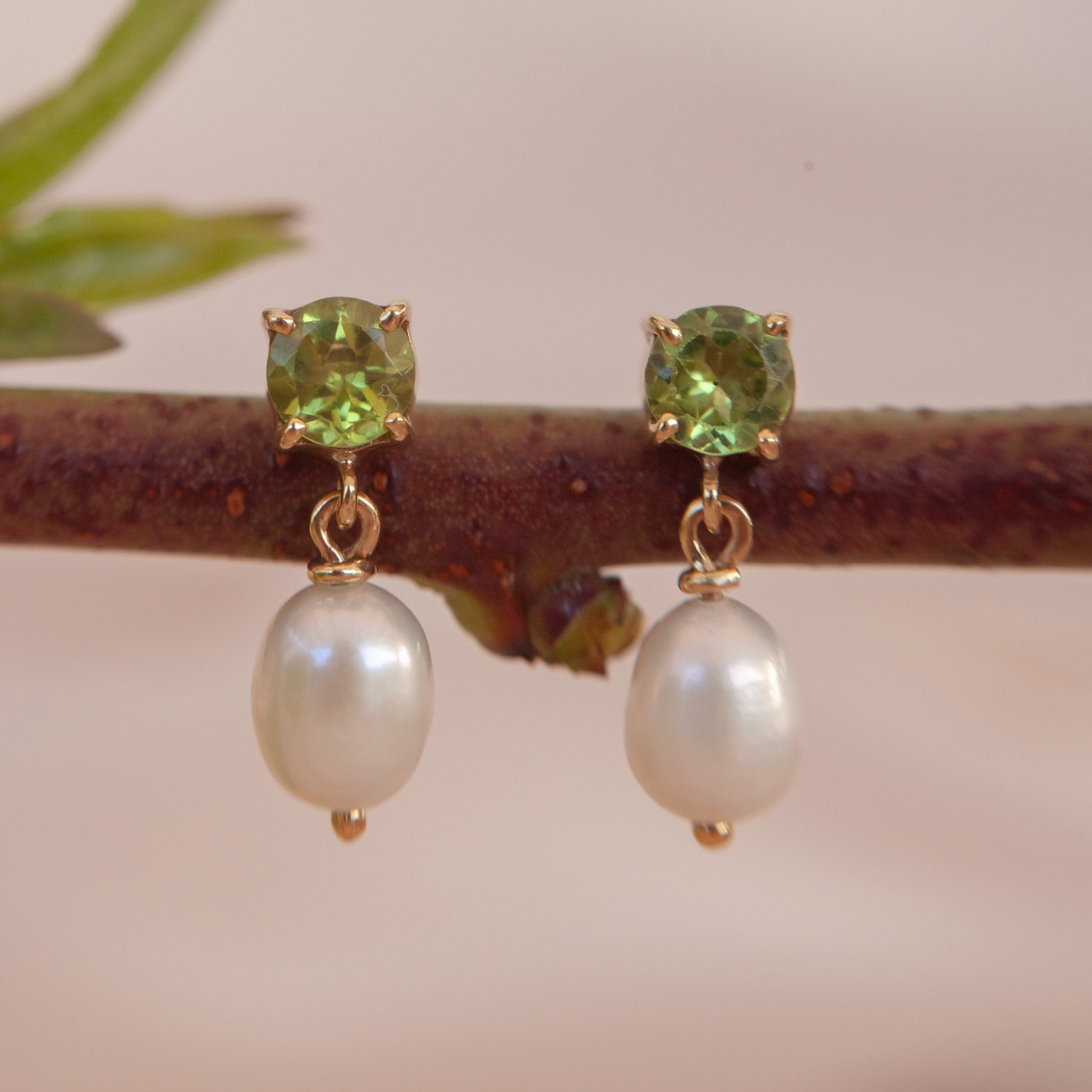 Aretes Giordana Peridoto y Perla gold-thumbmail-3