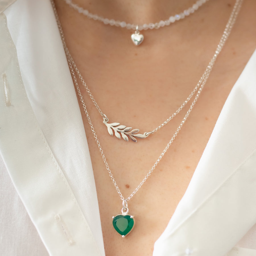 Collar Anna Ónix Verde