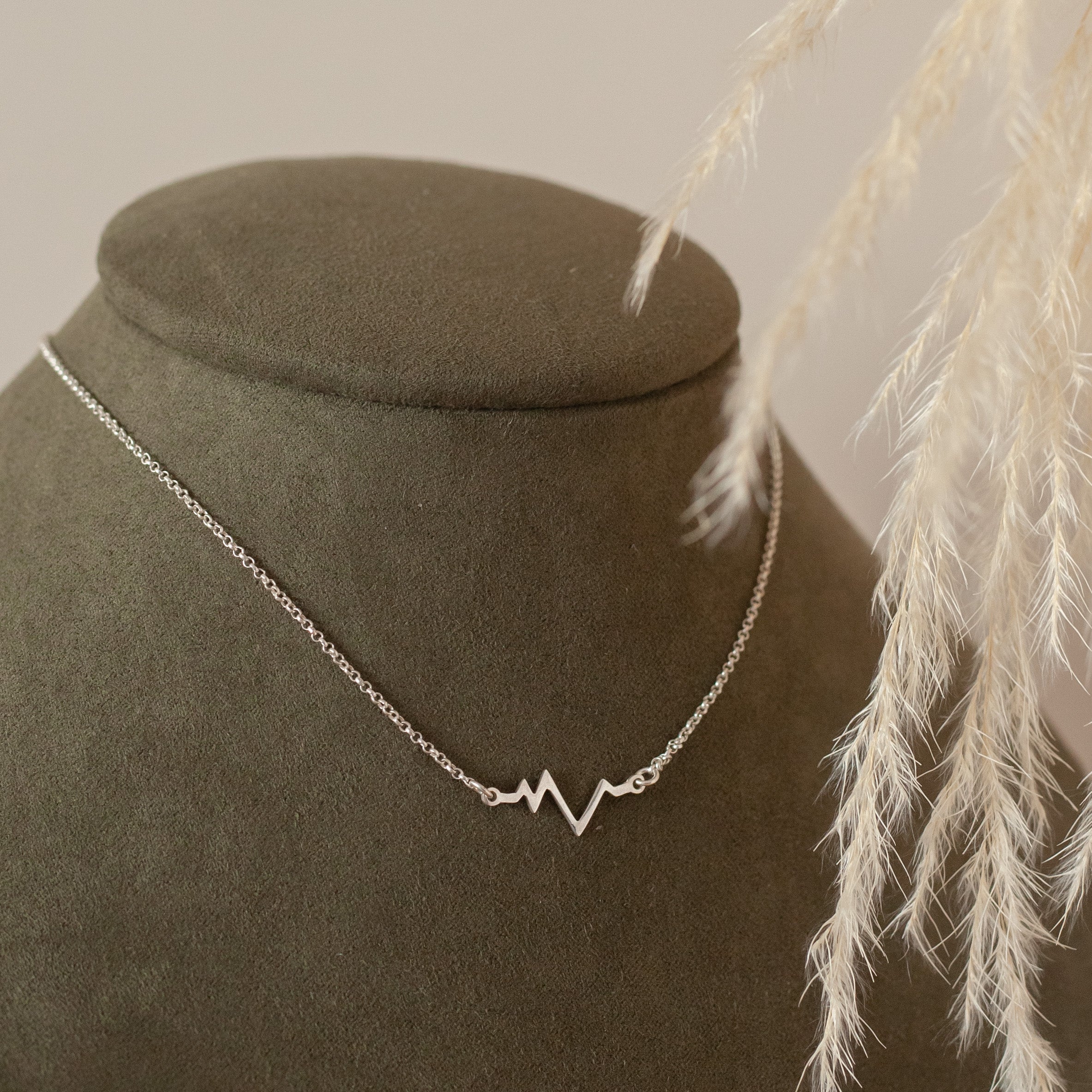 Collar Latidos silver