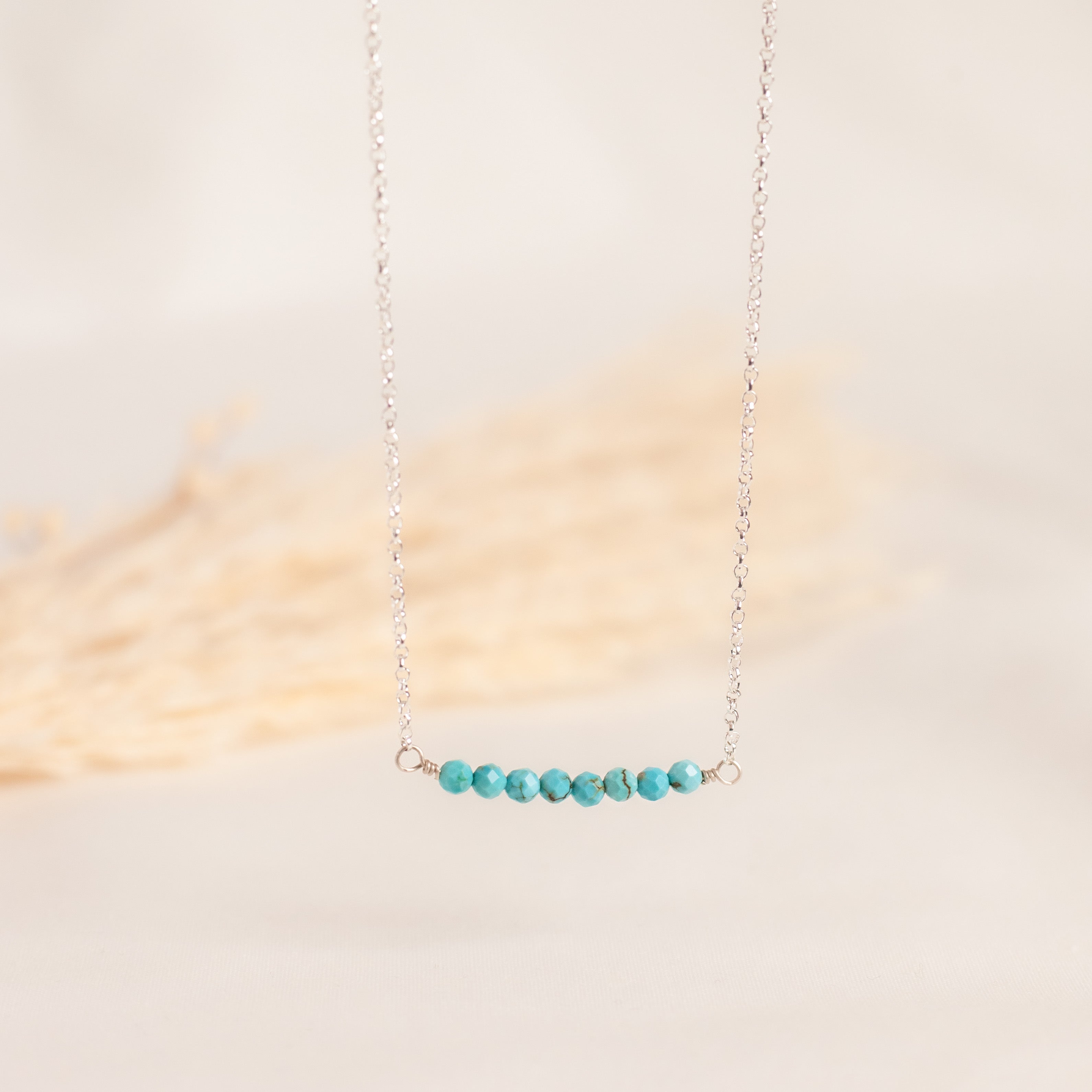 Collar Tania Turquesa americana