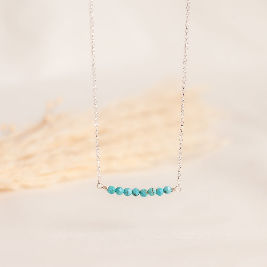 Collar Tania Turquesa americana