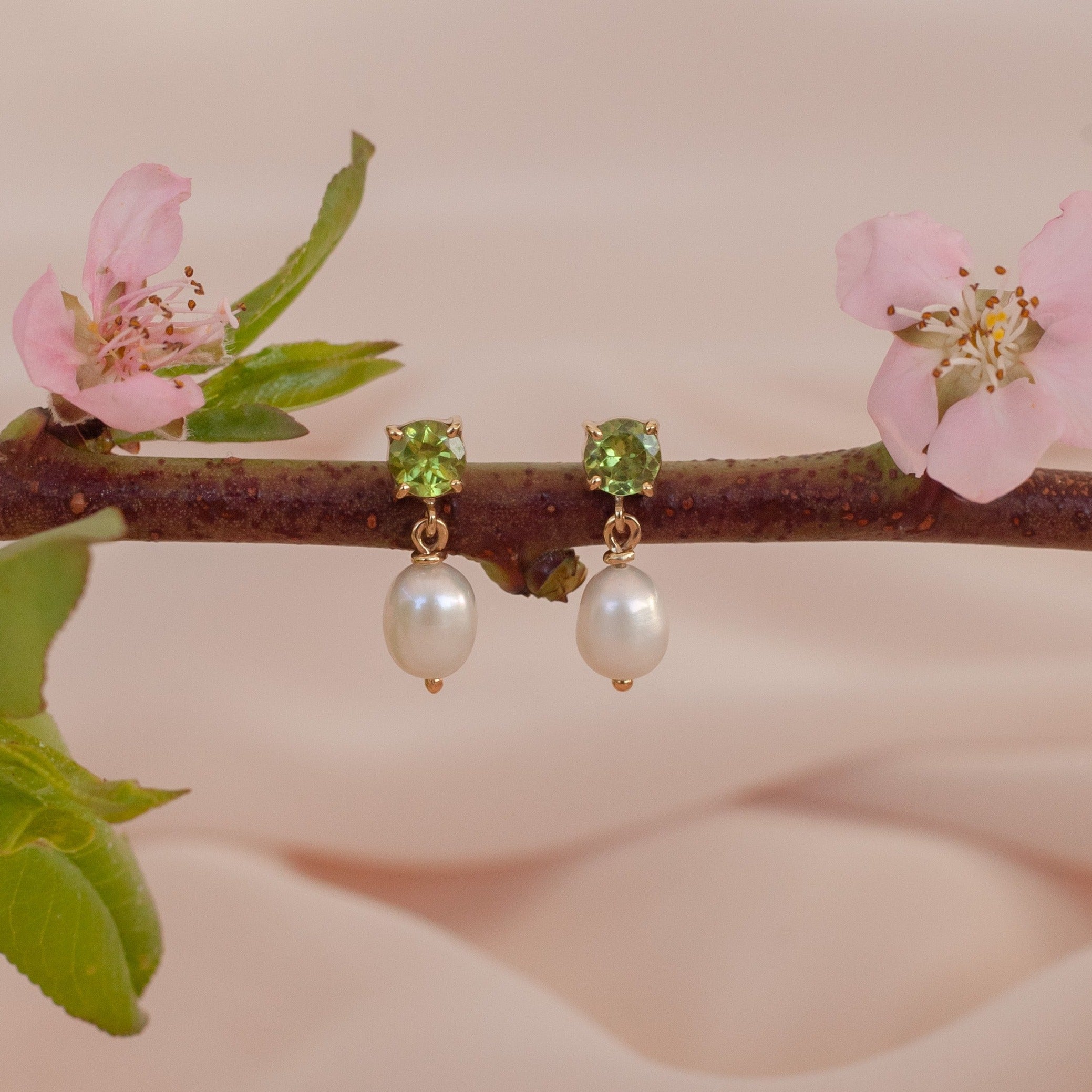 Aretes Giordana Peridoto y Perla gold-thumbmail-1