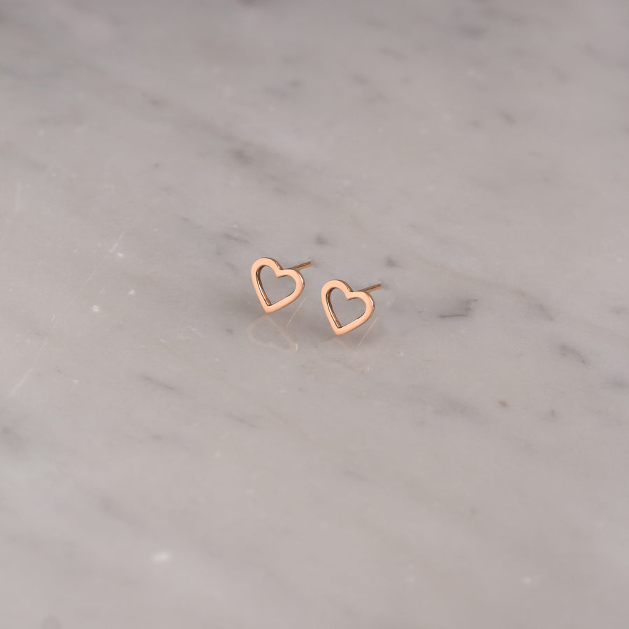 Aretes Corazón Calado