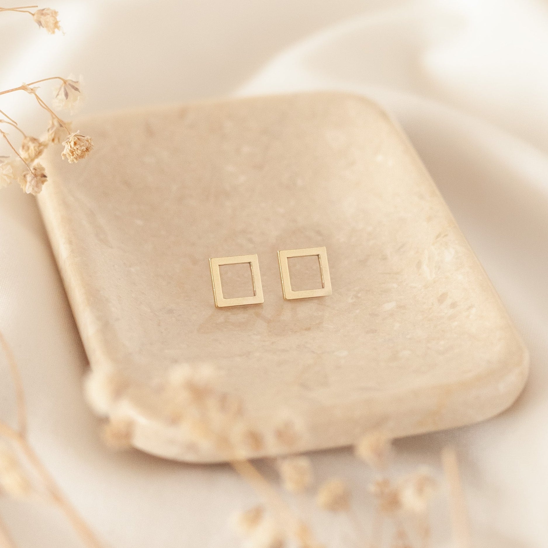 Aretes Cuadrado