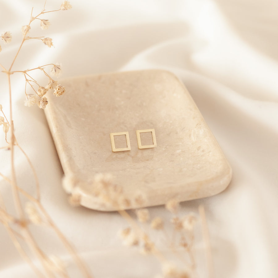 Aretes Cuadrado