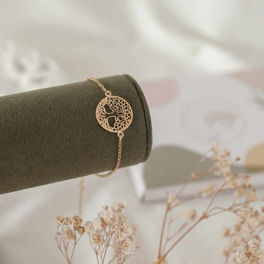 Pulsera Árbol de la vida gold