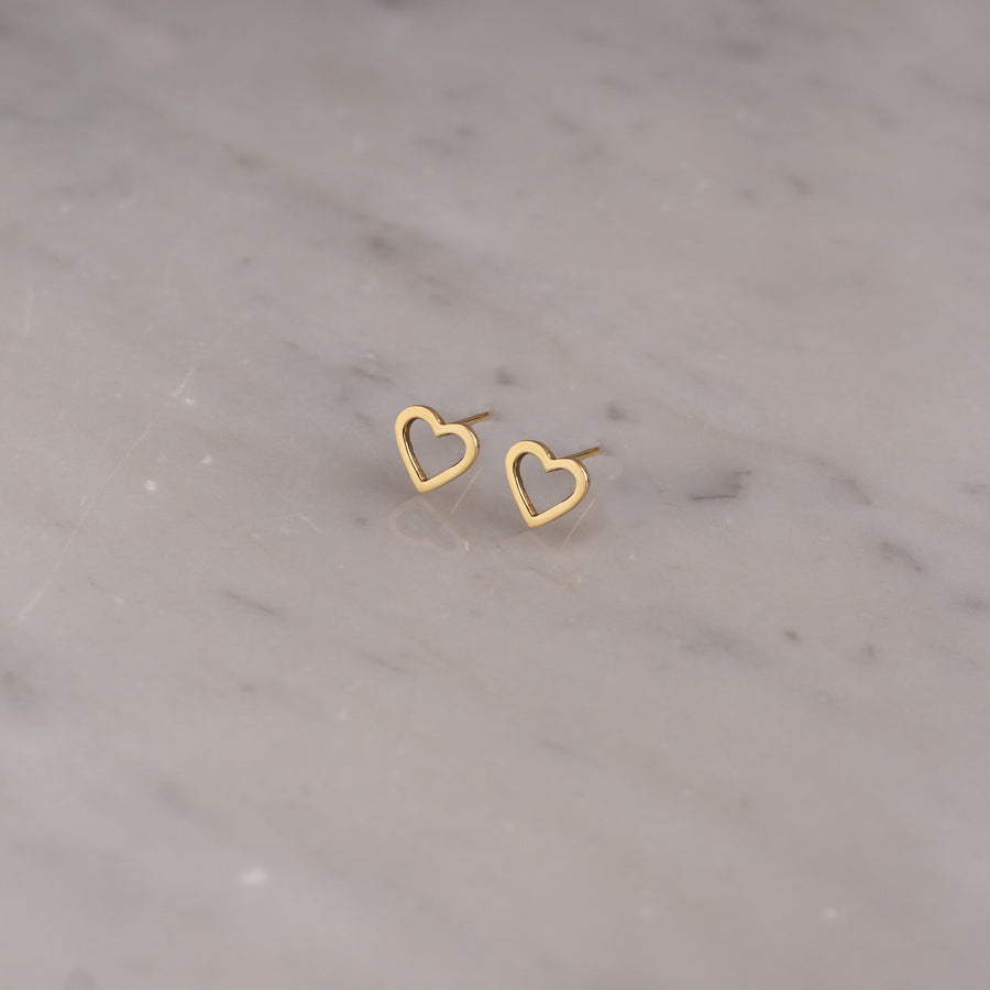 Aretes Corazón Calado