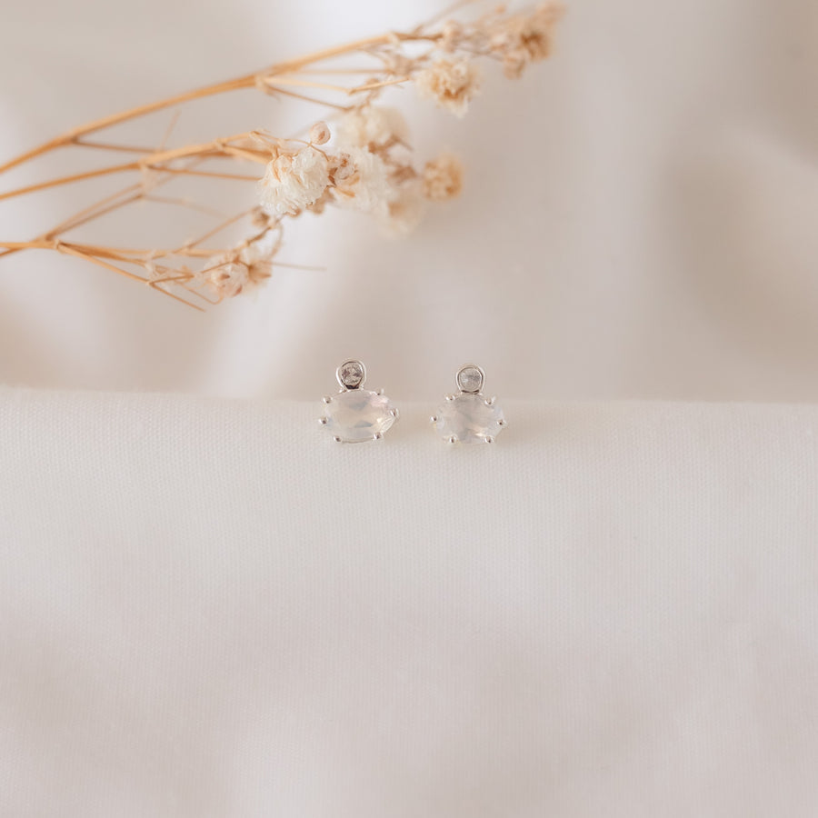 Aretes Valentina silver