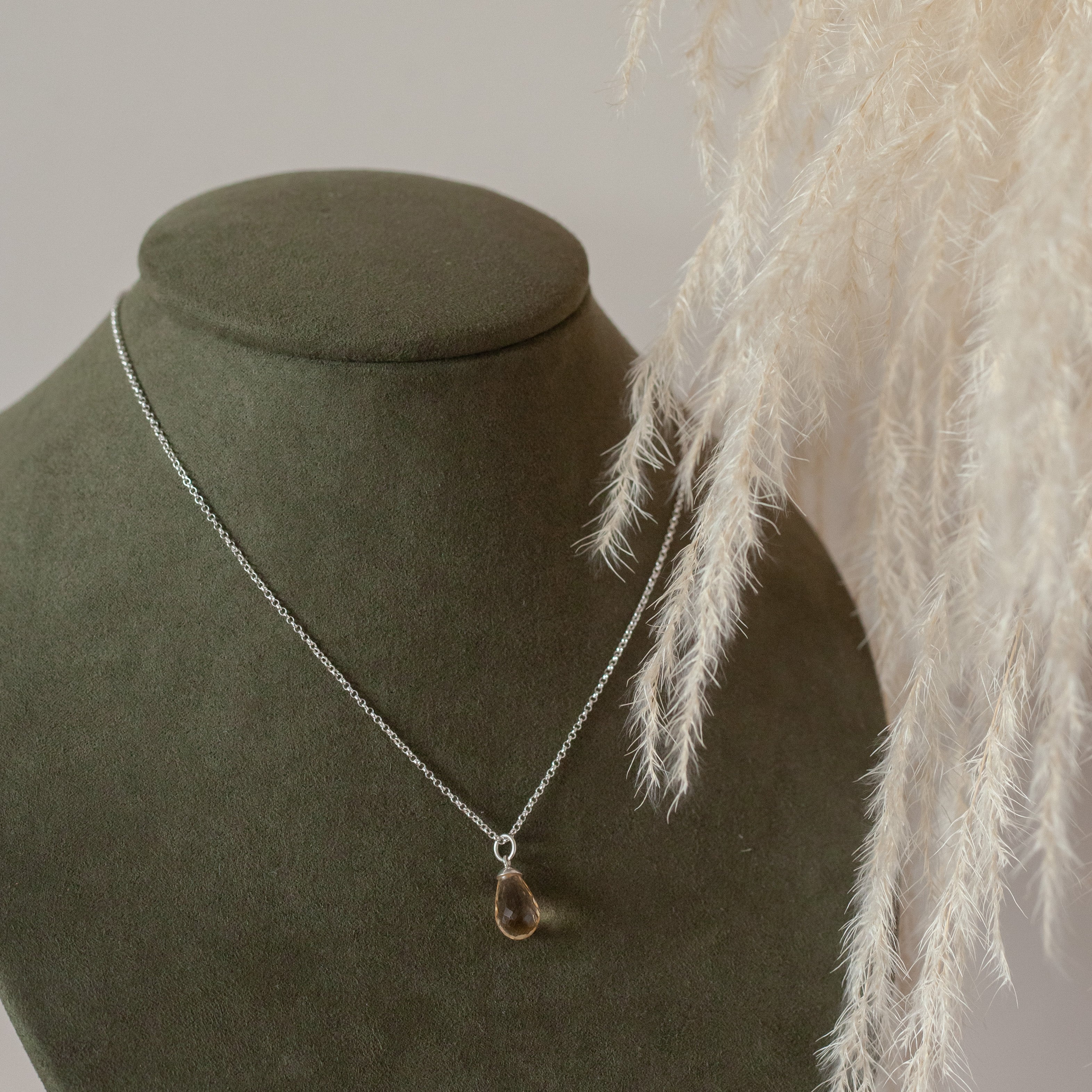 Collar Artemisa Citrino silver