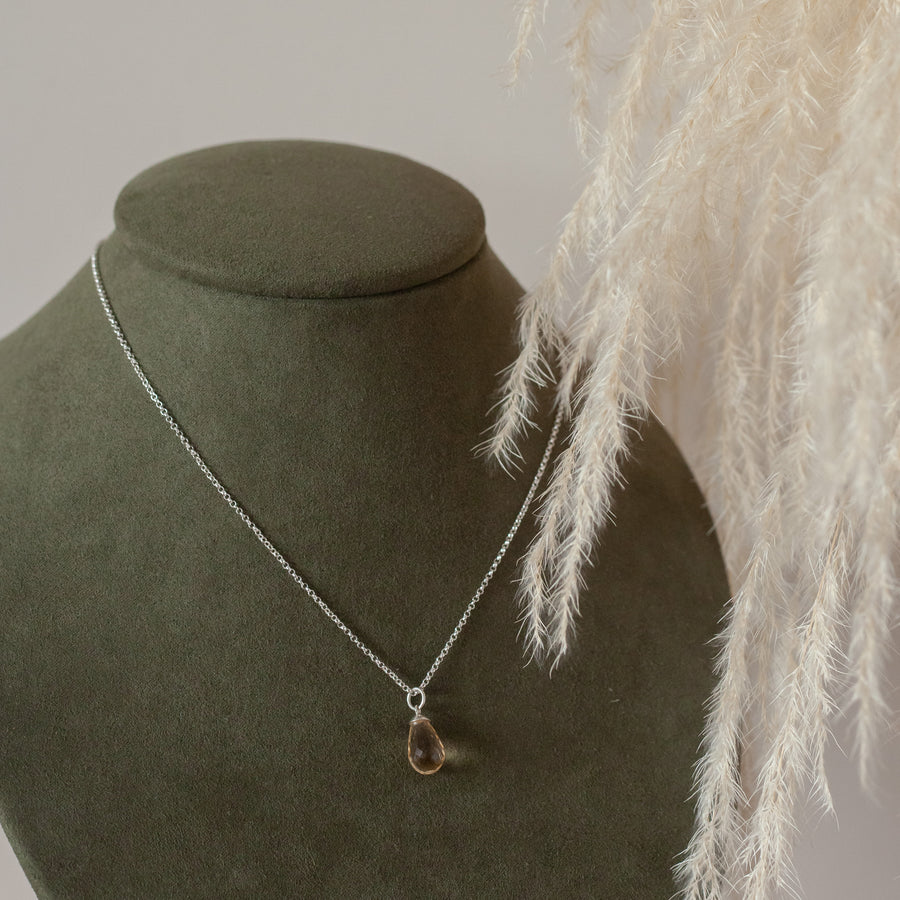 Collar Artemisa Citrino silver