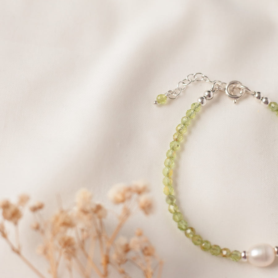 Pulsera Alessia con Peridoto