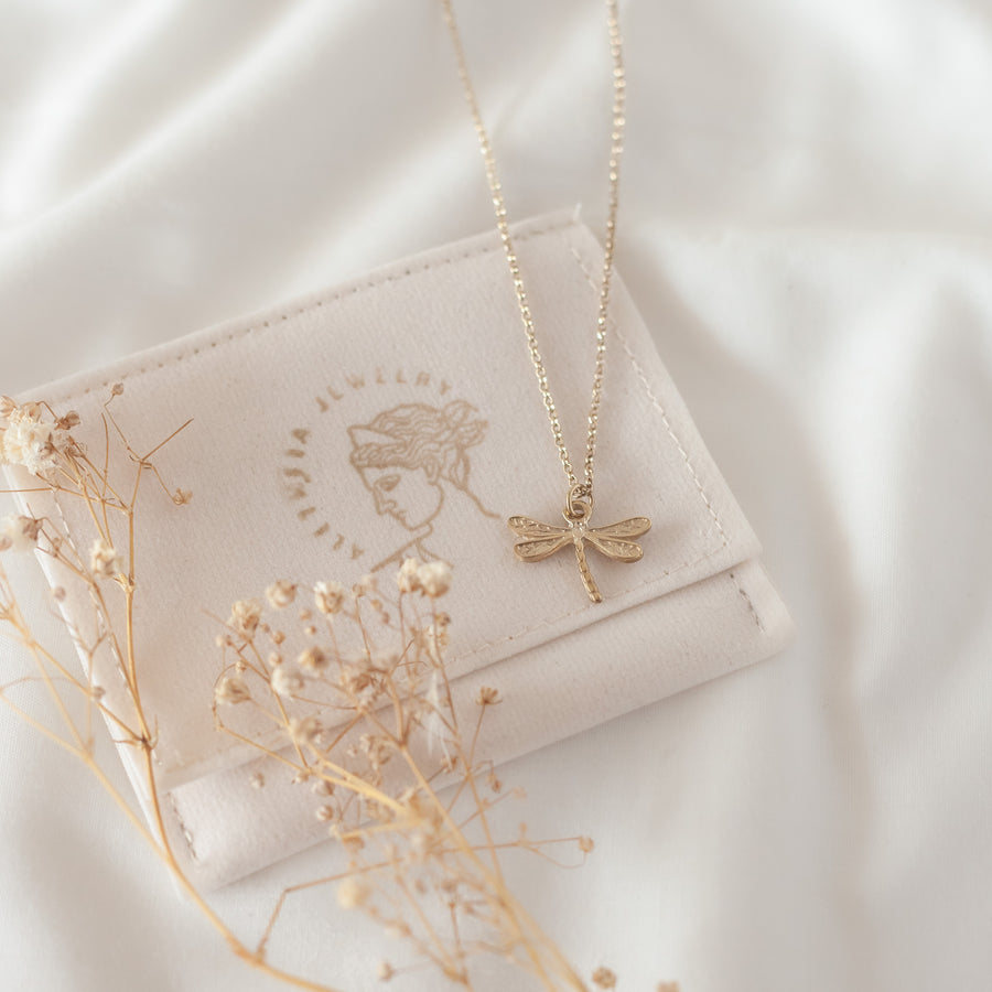 Collar Libélula gold