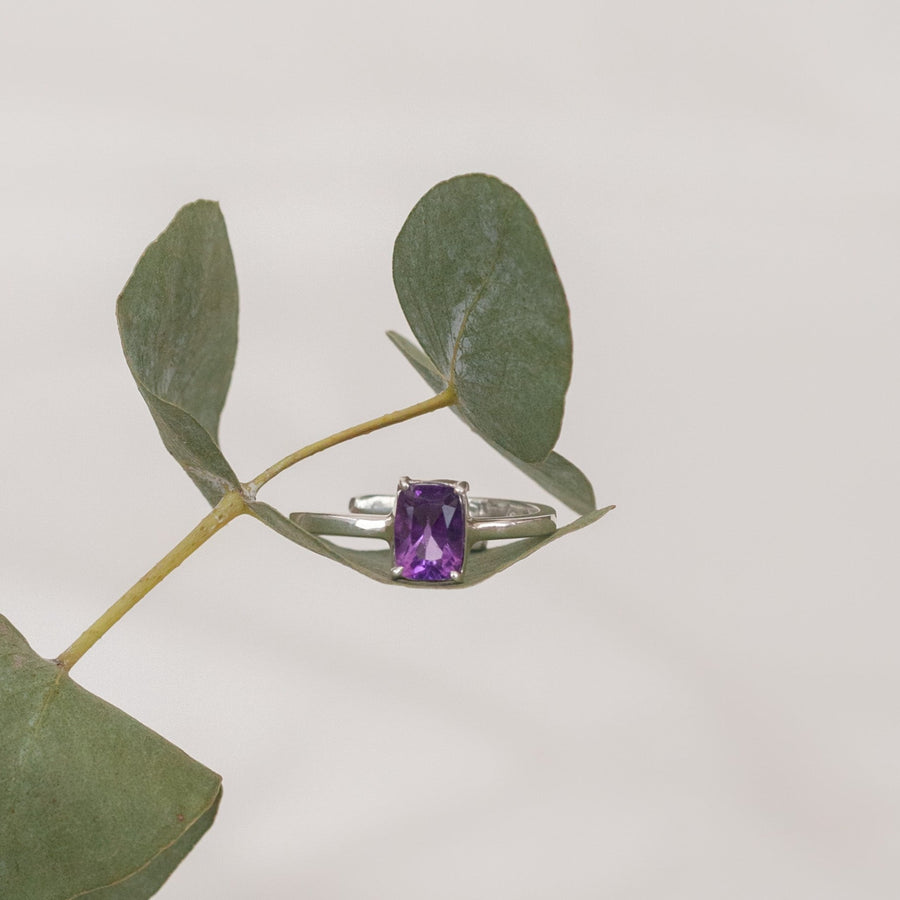 Anillo Anastasia Amatista regulable