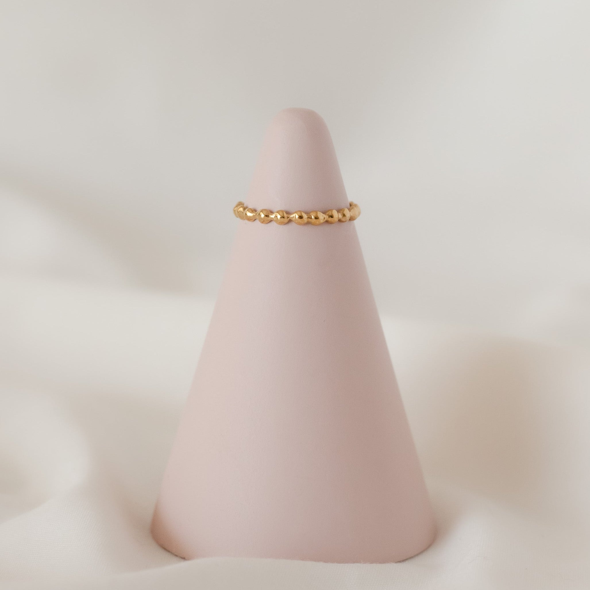 Anillo Bolitas gold