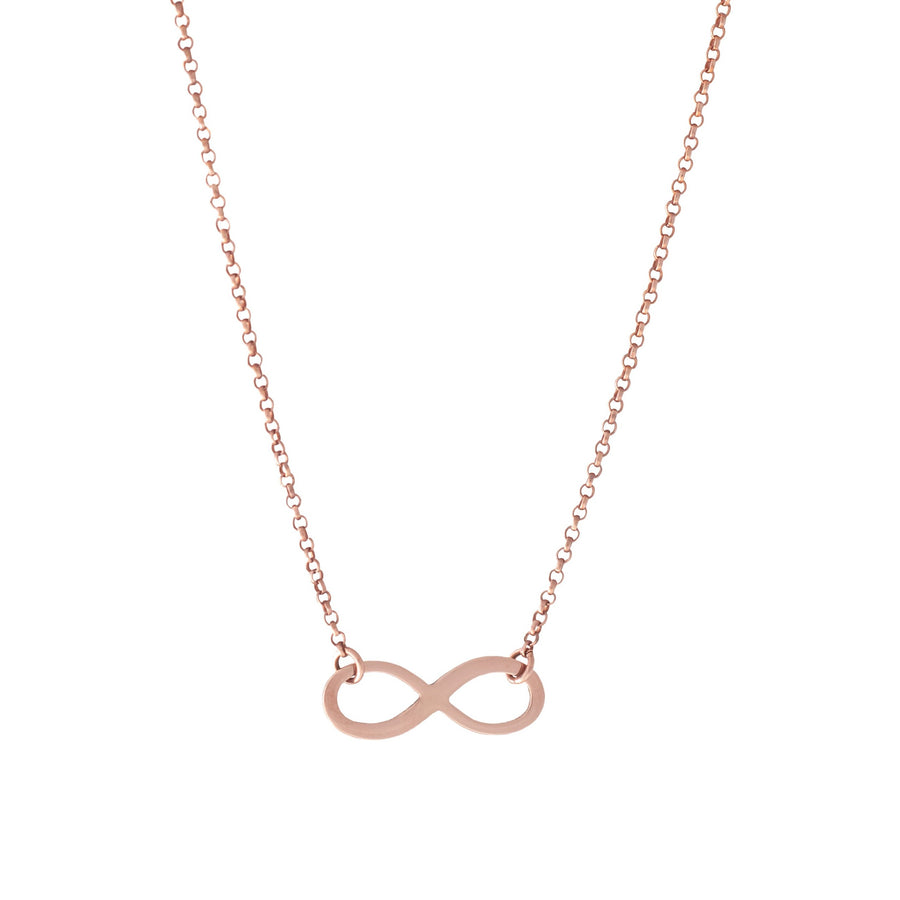 Collar Infinito rose gold