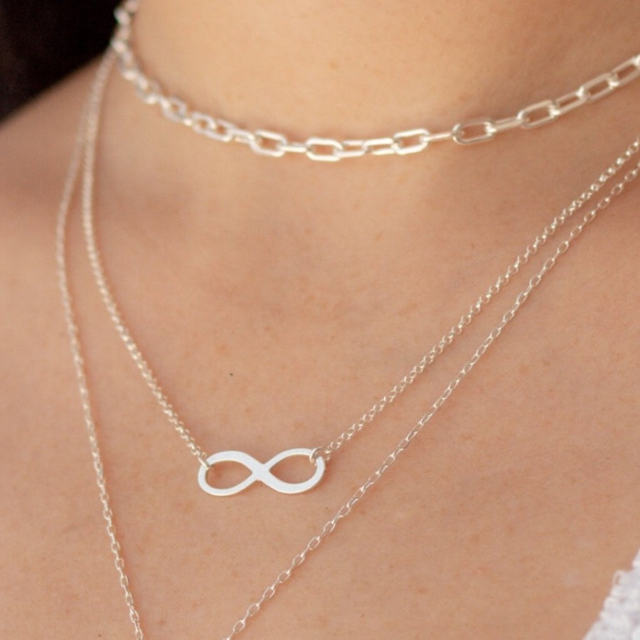 Collar Infinito silver