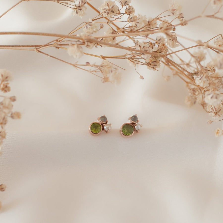 Aretes Camille rose gold