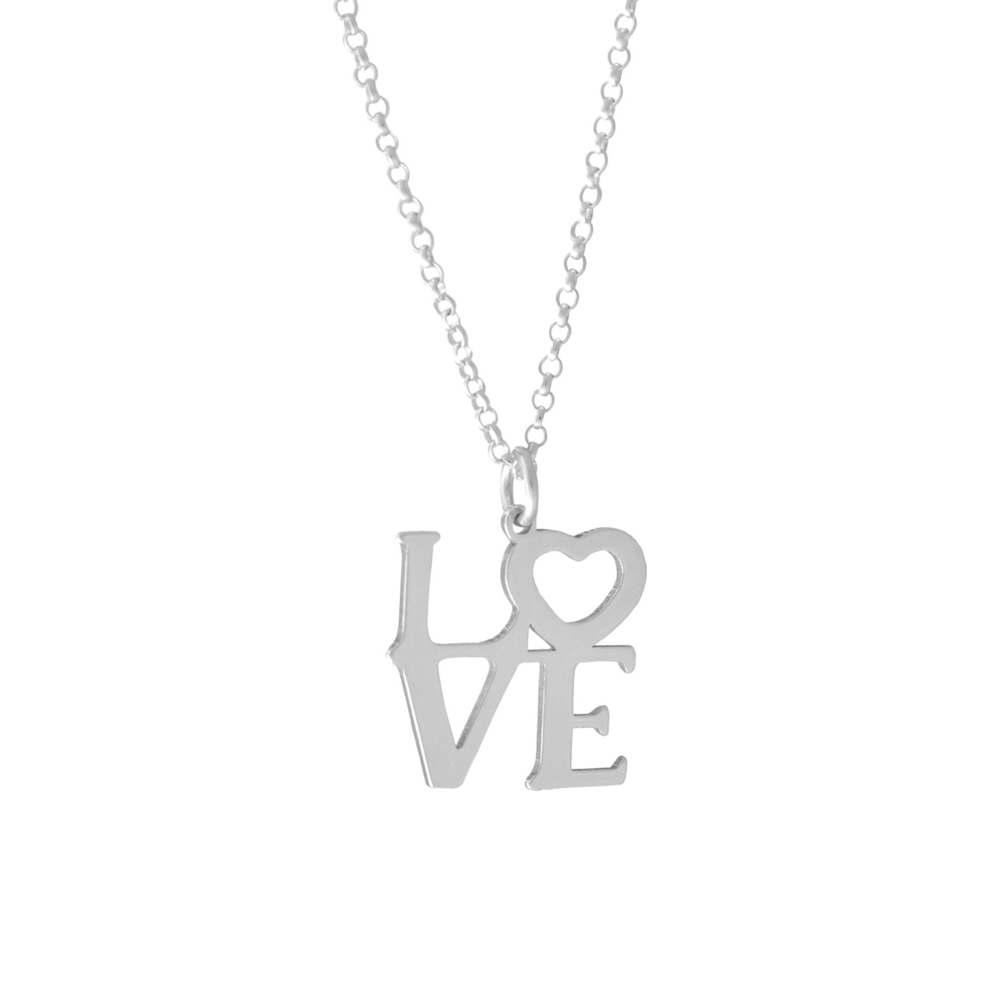 Collar Love silver