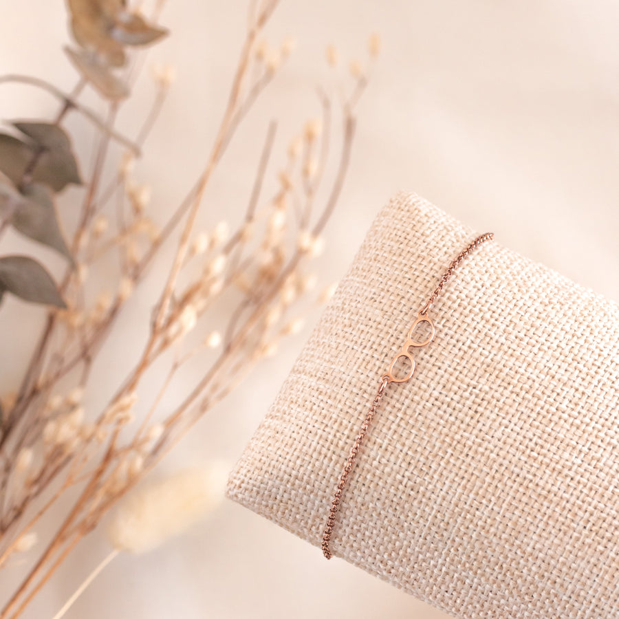 Pulsera Lentes rose gold