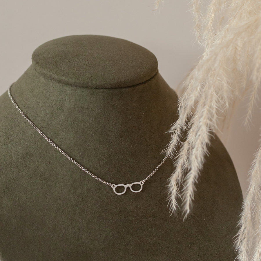 Collar Lentes silver