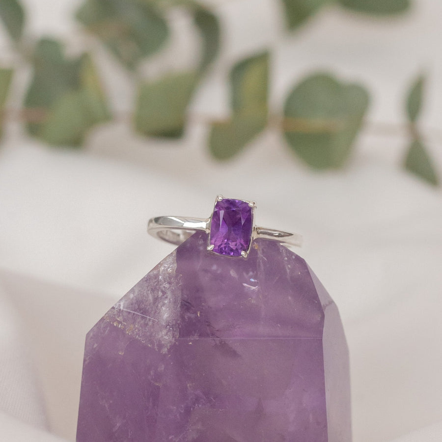 Anillo Anastasia Amatista regulable