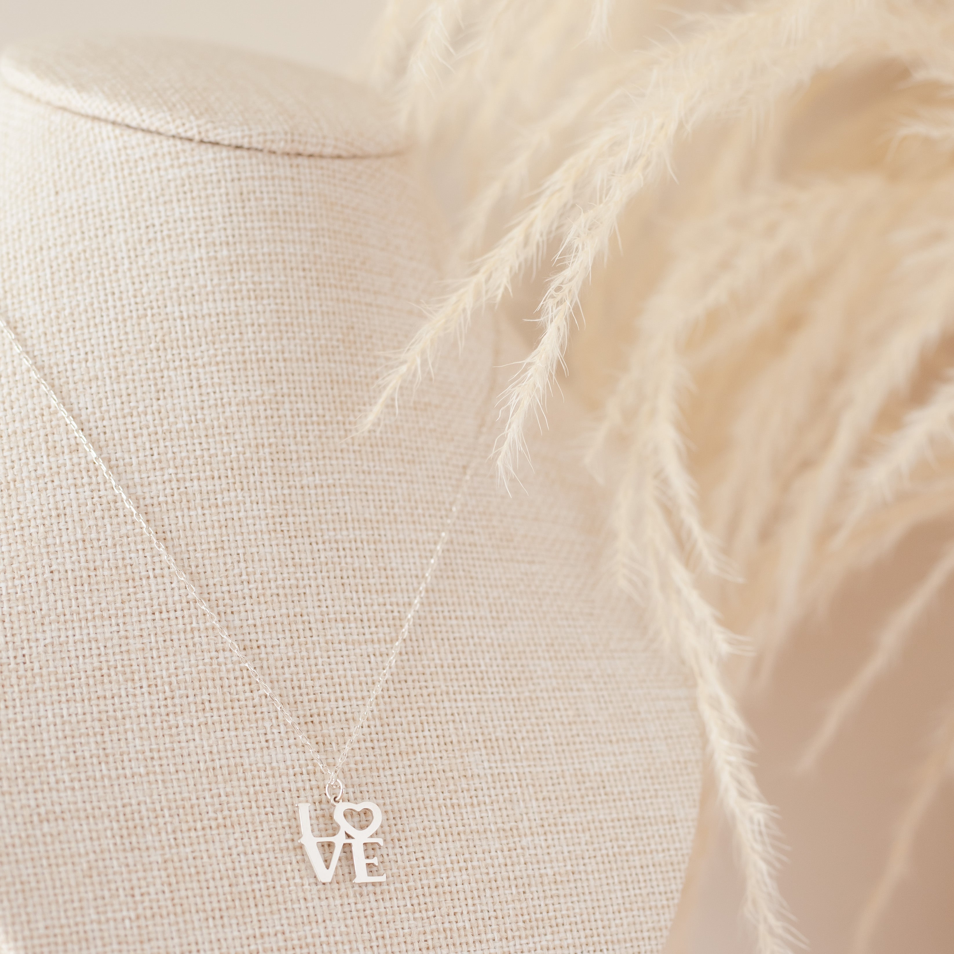 Collar Love silver