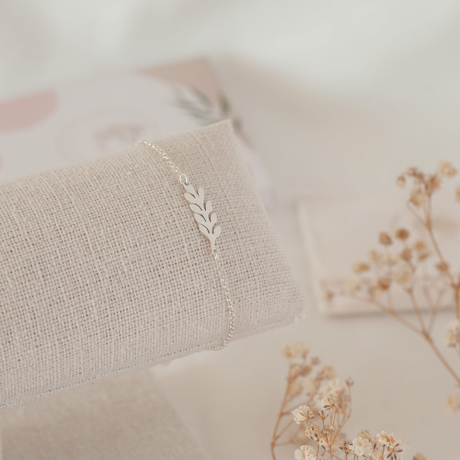 Pulsera Laurel silver