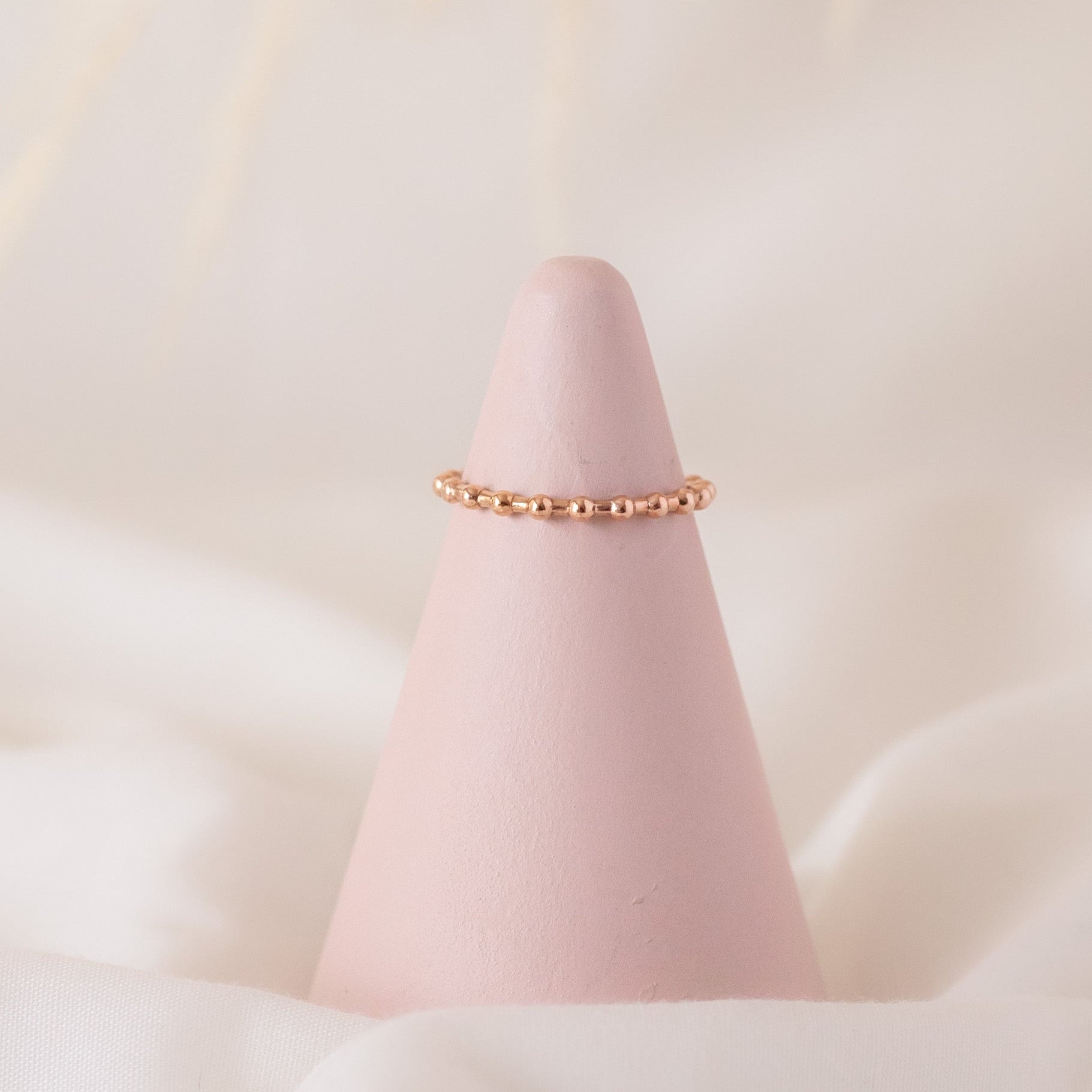 Anillo Dots rose gold