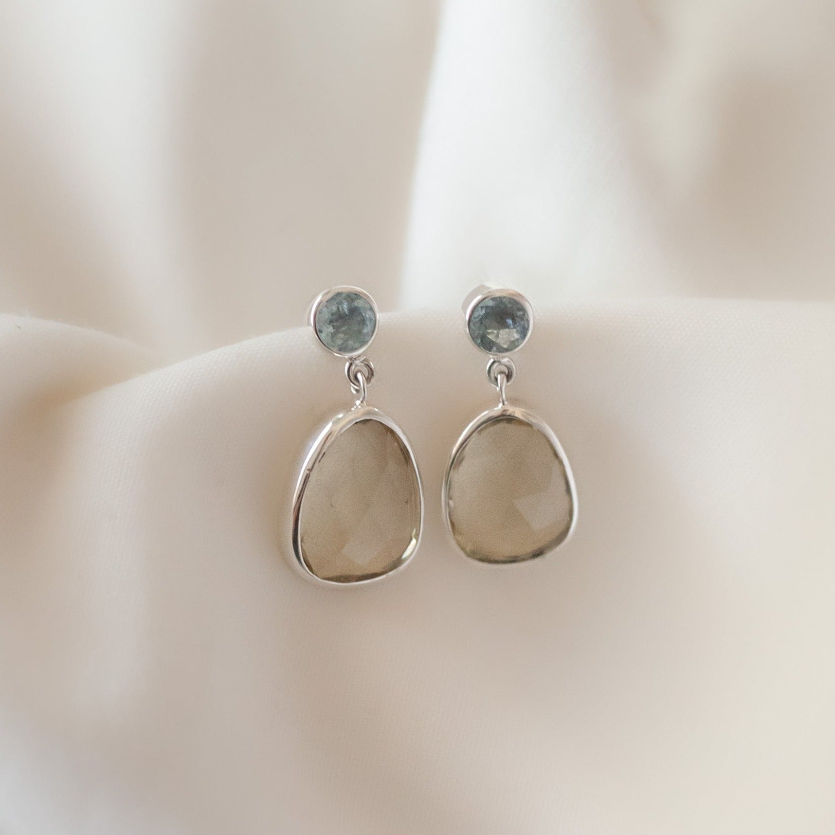 Aretes Ornella Cuarzo limón y Aguamarina silver-thumbmail-4