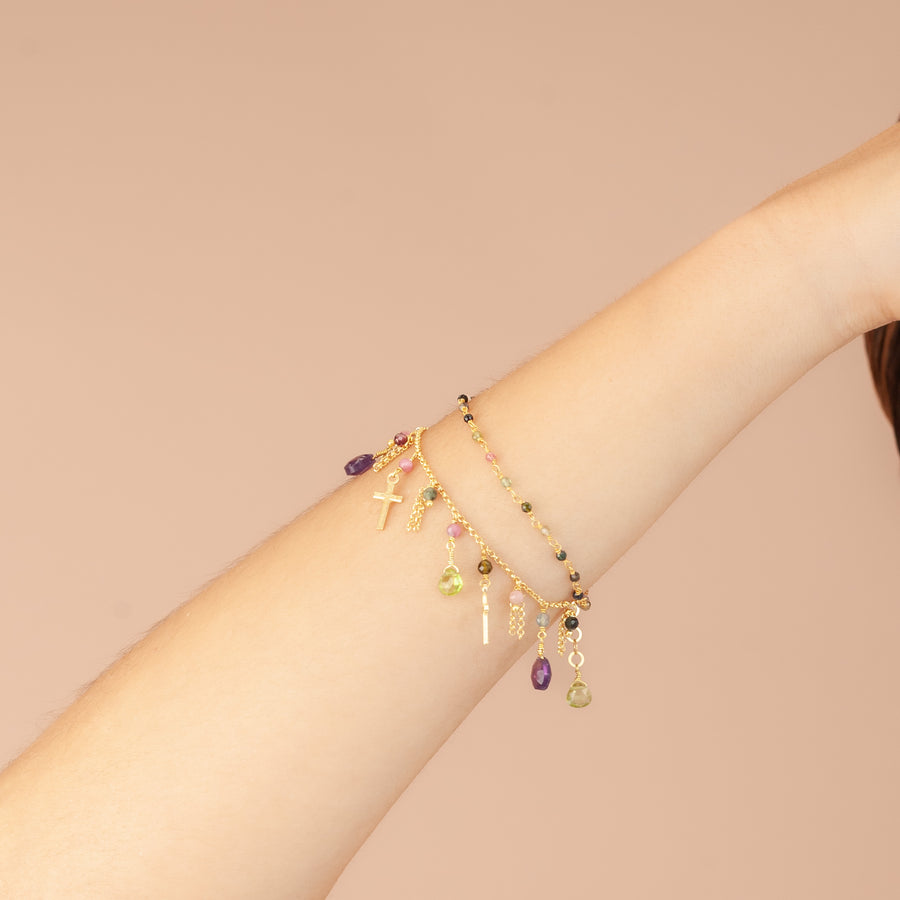 Pulsera Roberta con Turmalina