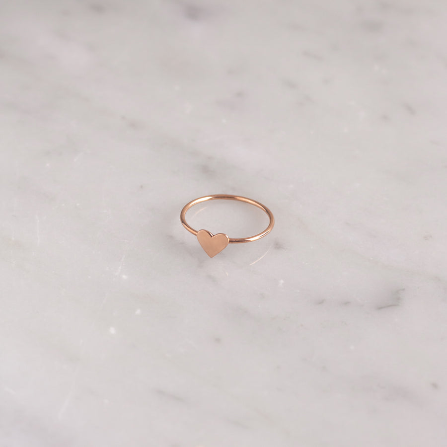 Anillo Corazón rose gold